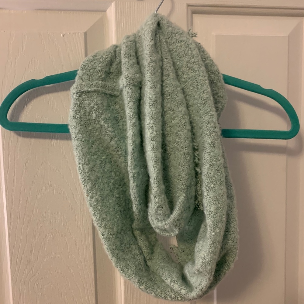 Mint Green Infinity Scarf